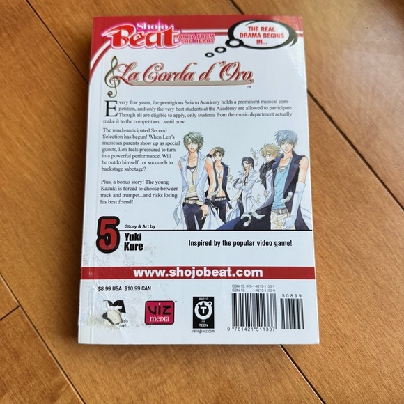 La Corda d'Oro Manga Volume 5 - Picture 3 of 6